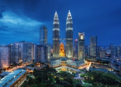 Malezja, Kuala, Lumpur, Bliźniacze, Wieże