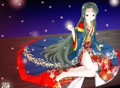 Suzumiya Haruhi No Yuuutsu, długa suknia, gwiazdy