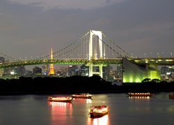 Most, Rainbow Bridge, Tokio, Japonia