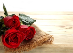 Bukiet, Róż, Ławka, Walentynki