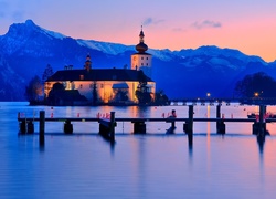 Austria, Gmunden, Zamek Ort, Jezioro Traunsee