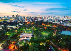 Tajlandia, Bangkok, Miasto, Park