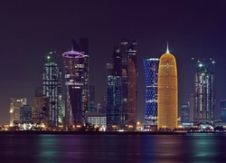 Miasto, Doha, Katar, Noc