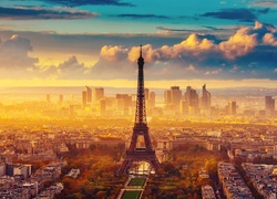 Wieża, Eiffla, Paryż
