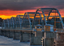 Most, Rzeka, Zima