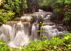 Las, Wodospad, Kaskada, Tajlandia