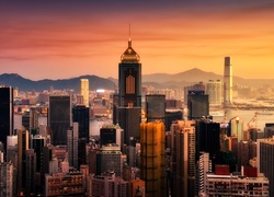 Hong Kong, Miasto, Wieżowce