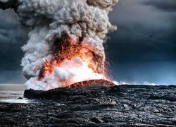 Erupcja, Wulkan