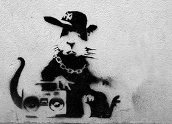Banksy, Graffiti