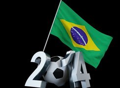 Piłka, Flaga, Mistrzostwa, Świata, Brazylia, 2014