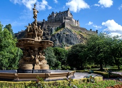 Zamek w Edynburgu, Edinburgh Castle, Edynburg, Szkocja