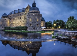 Zamek Örebro, Örebro, Szwecja, Rzeka Svartån