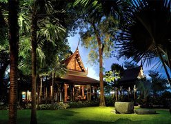 Hotel, Ogród, Palmy, Tajlandia