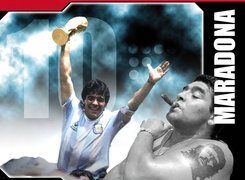 Piłka nożna,tatuaż, Maradona