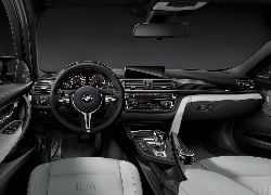 kokpit, BMW M3, wnętrze