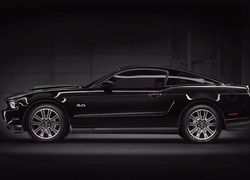 Czarny, Ford, Mustang
