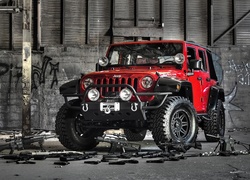 Jeep Wrangler Rubicon, Czerwony