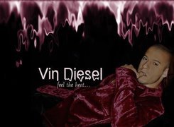 Vin Diesel,czerwona koszula