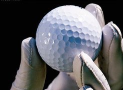 Sportowe Golf,piłka do golfa , dłoń