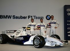 Formuła 1, BMW Sauber,bolid,kierowcy