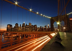 Most, Golden Gate, Drapacze, Chmur, San Francisco, Zachód Słońca