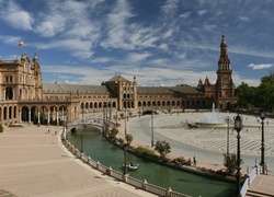 Sevilla, Hiszpania, Plac, Zdjęcie miasta