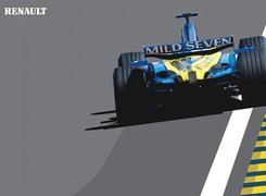 Formuła 1,bolid,opony, Renault  , koła, spojler