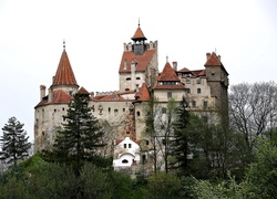 Zamek w Branie, Castelul Bran, Miejscowość Bran, Rumunia
