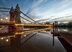 Most, Rzeka, Anglia, Londyn, Hammersmith