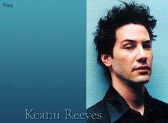 Keanu Reeves, czarne włosy