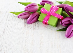 Tulipany, Prezent Dzień Matki, Podziękowanie, Urodziny