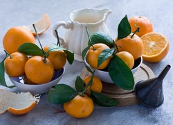 Owoce, Pomarańcze, Dzbanek