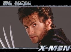 Hugh Jackman,x-men, brązowe oczy