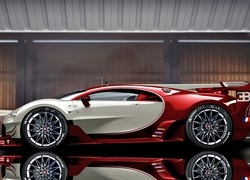 Sportowy, Bugatti Veyron EB 16.4, Hypercar, Odbicie