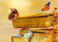 Książki, Motyle, Fantasy