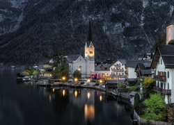 Austria, Hallstatt, Jezioro, Kościół