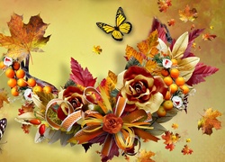 Jesienny Bukiet, Motyle, Art