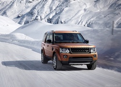 Land Rover, Discovery, Śnieg, Wzgórza