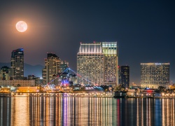 Panorama, San Diego nocą