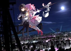 Mahou Shoujo Madoka Magica, Kaname Madoka, Akemi Homura, Kyubey