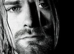 Nirvana,Kurt Cobain,twarz
