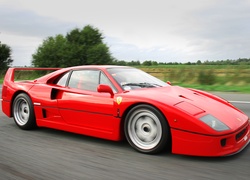Ferrari F40, Samochód, Czerwony
