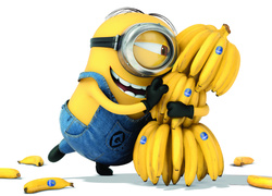 Minionek, Film Animowany, Banany