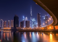 Dubaj, Nocą, Panorama