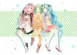 Vocaloid, Megurine Luka, Gumi, Hatsune Miku