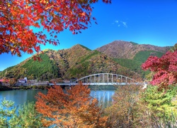 Mostek, Jesień, Góry, Lasy