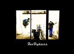 Foo Fighters,ludzie, człowiek , zespół ,gitara, zespół
