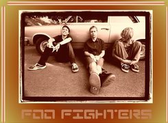 Foo Fighters,samochód, zespół