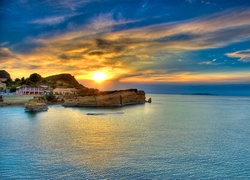 Grecja, Wyspa Korfu, Wschód słońca