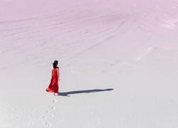 Kobieta, Śnieg